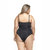 Draped Swimsuit With Padded And Wired Cups