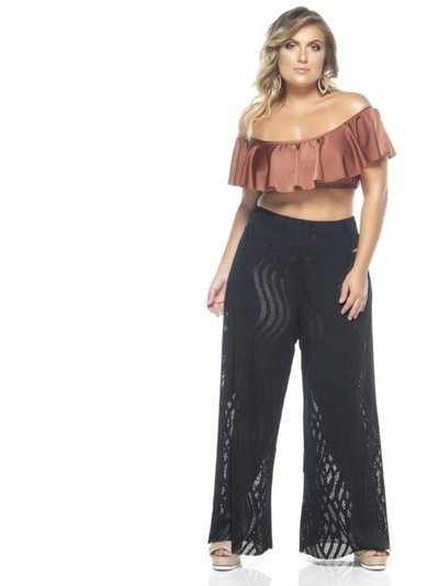 Lehona Laced Pants - Black Wave Lace product