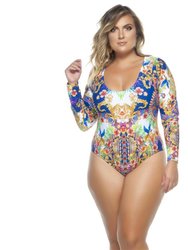Long Sleeved Swimsuit - Indian