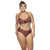 Padded Bikini Top With Draped Effect - Copper