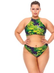 Padded Crop Bikini Top - Coconut Grove