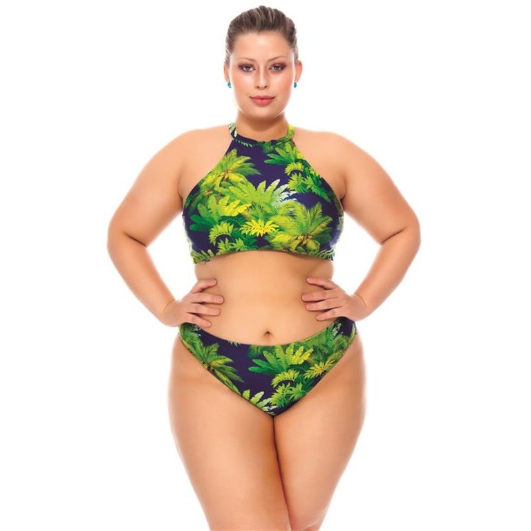 Padded Crop Bikini Top - Coconut Grove