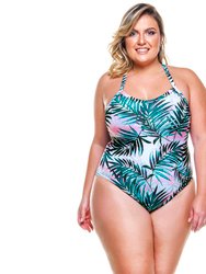 Padded Swimsuit and Crossed Back for Woman - Romance