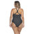 Padded Swimsuit With Crisscross Detailing In The Neckline