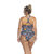 Swimsuit With Braided Detail On The Bust For Woman