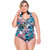 Swimsuit with Braided Detail on The Bust for Woman - Moonlight