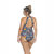 Swimsuit with Choker and Padded Cups For Woman