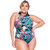 Swimsuit With Choker And Padded Cups For Woman - Moonlight