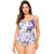 Swimsuit With Padded Cups And Adjustable Straps - Gray