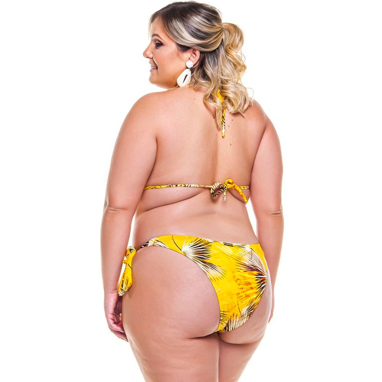 Tied Up Swim Bottom Bikini - Yellow Buriti