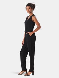 Kennedy Jumpsuit in Tonal Cheetah Black