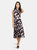 Mindy Shirred Dress in Pressed Tulips Fig - Pressed Tulips Fig