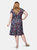 Perfect Wrap Cap Sleeve Dress in Garden Floral (Curve)