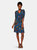 Perfect Wrap Dress in Tulips Poseidon (Petite) - Tulips Poseidon