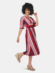 Zoe Dress in Stripe Paradise