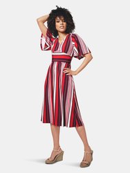 Zoe Dress in Stripe Paradise