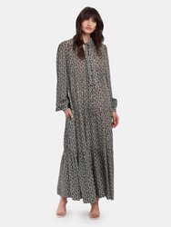 Pina Puff Sleeve Maxi Dress