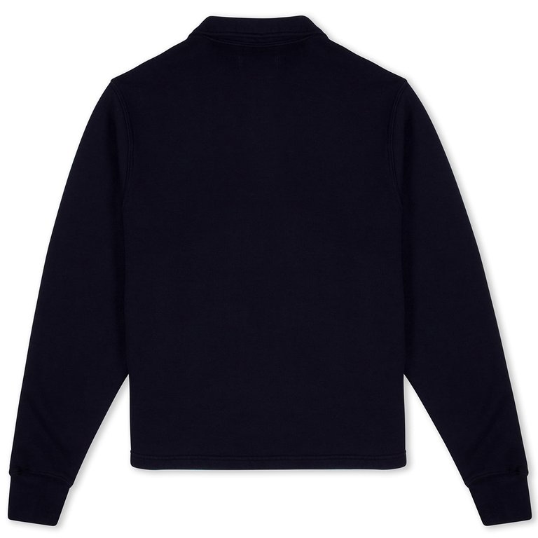 Half Zip Yacht Pullover - Navy - Navy