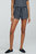 Lori Stripe Drawstring Short - Heather Grey/Navy