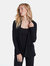 Bonn Open Front Sweater - Black