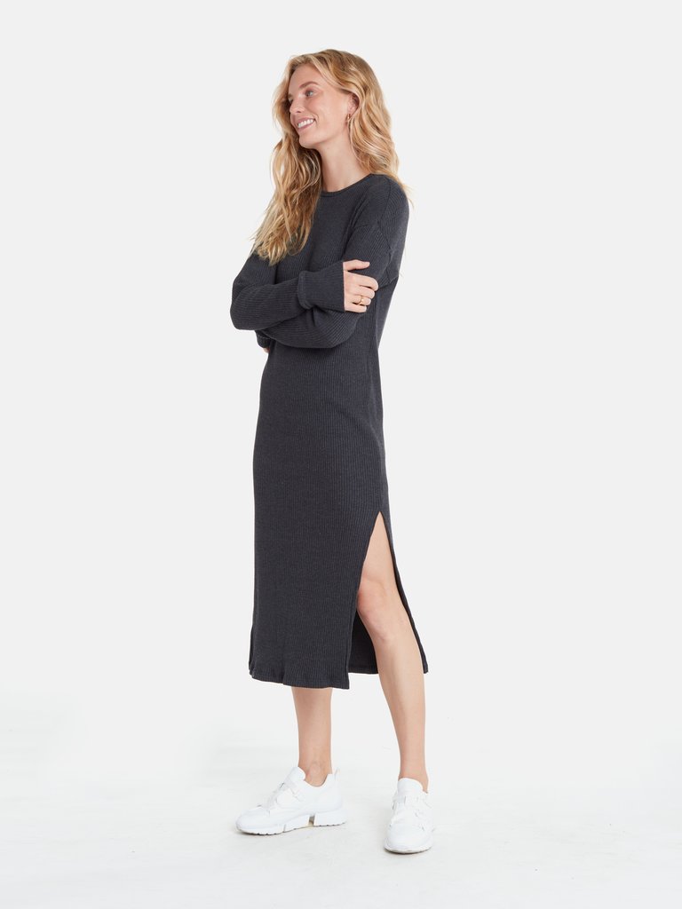 De Gaulle Rib Midi Dress