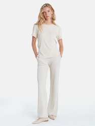 Heathrow Wide Leg Pant - Ecru