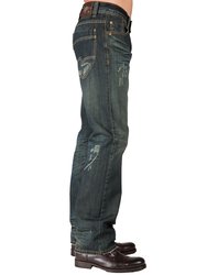 Men's Relaxed Straight Premium Denim Jeans