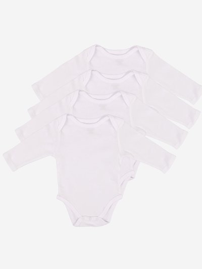 Leveret Baby Cotton Long Sleeves Bodysuits 4-Pack product