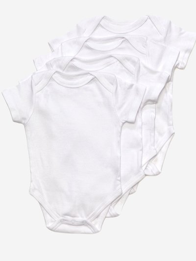 Leveret Baby Cotton Short Sleeve Bodysuits 4-Pack product