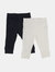 Baby Crawling Pants & Legging Set - Off-White