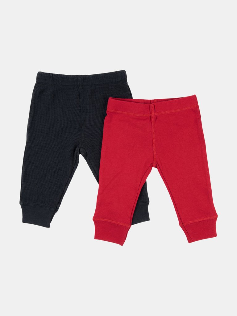 Baby Crawling Pants & Legging Set - Red