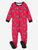 Baby Footed Animal Pajamas - Cow-Red