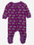 Baby Footed Fleece Animal Pajamas - elephant-purple