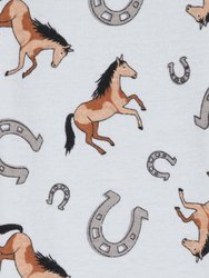 Baby Footed Horse & Unicorn Pajamas