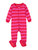 Baby Footed Pink Striped Pajamas