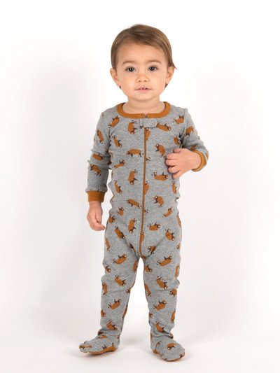 Leveret Baby Footed Wild Animals Pajamas product