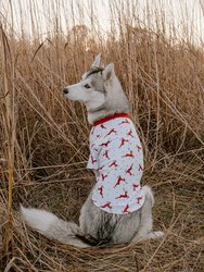 Big Dog Reindeer Pajamas - Reindeer-White-Red