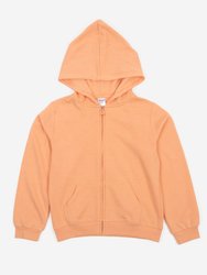 Boho Solid Color Zip Hoodies