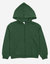 Boho Solid Color Zip Hoodies - Dark-Green