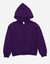 Boho Solid Color Zip Hoodies - Dark-Purple