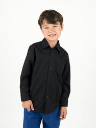 Boys Dress Shirt - Black