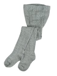 Cable Knit Tights - Light-Grey