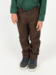 Cotton Chino Pants Neutrals - Brown