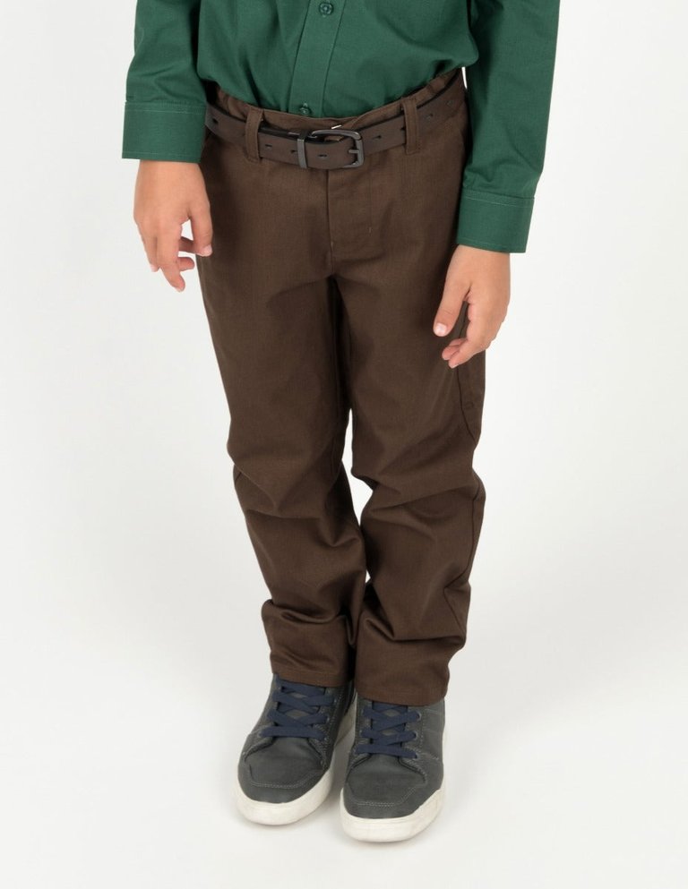 Cotton Chino Pants Neutrals - Brown