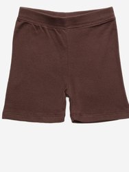 Cotton Neutral Shorts - Brown