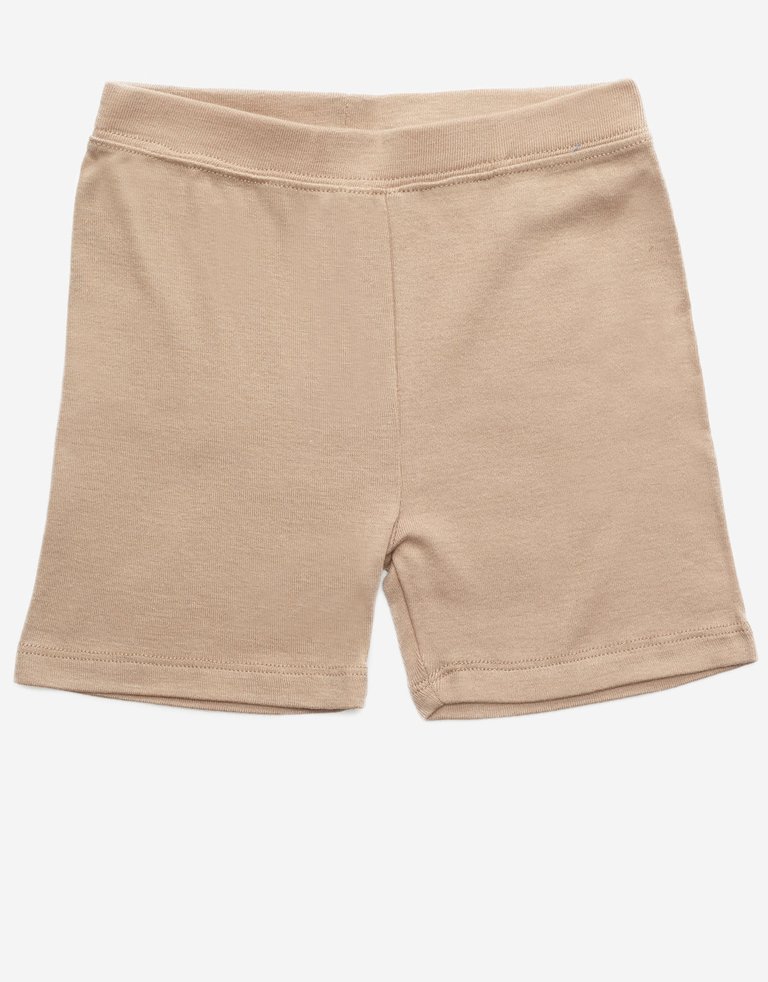 Cotton Neutral Shorts - Beige