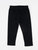 Cotton Neutral Solid Color Spandex Leggings - Black