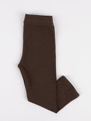 Cotton Neutral Solid Color Spandex Leggings