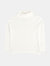 Cotton Neutral Turtleneck Shirts - Off White