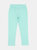Cotton Solid Classic Color Spandex Leggings - Aqua